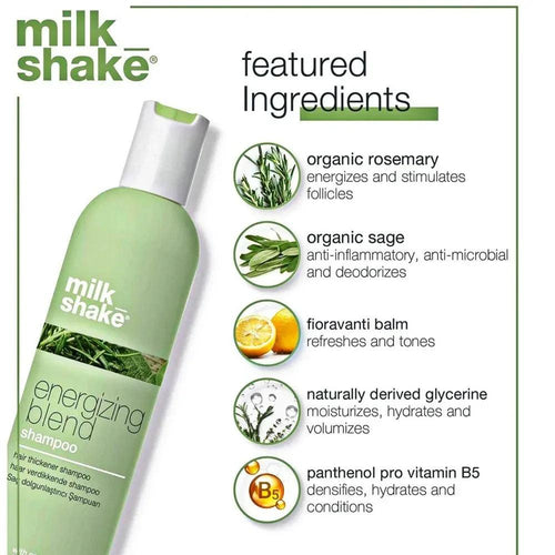 Milk Shake Energizing Blend Shampoo energizzante 300ml - Planethair