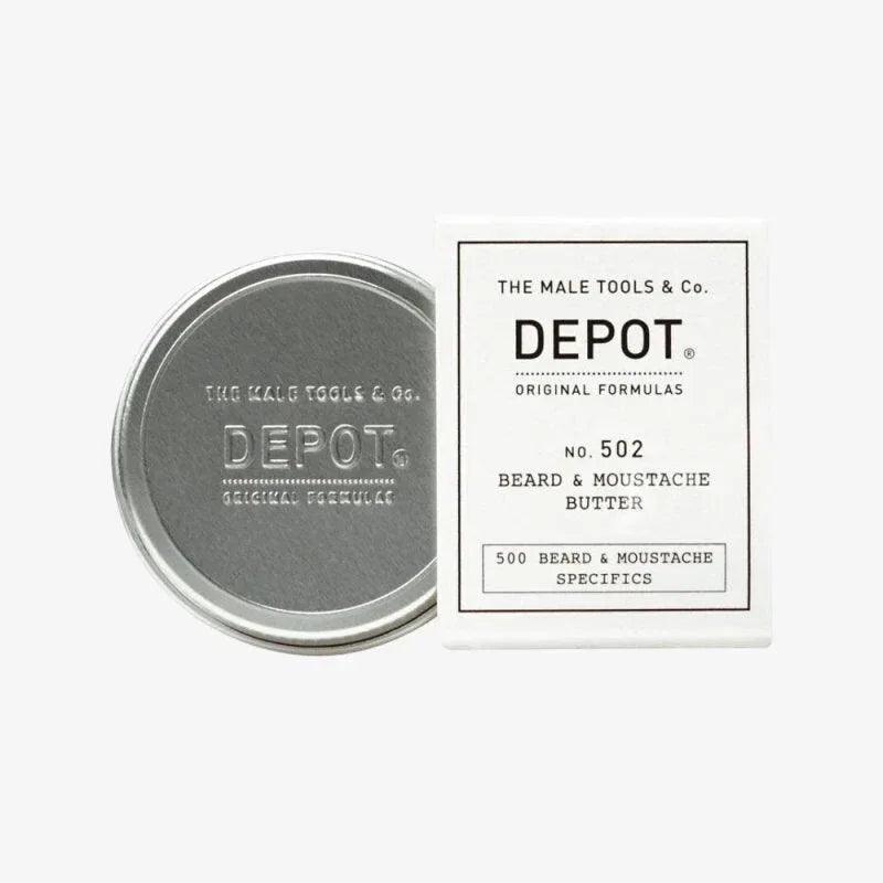 Depot No. 502 Beard & Moustache Butter barba e baffi 30ml - Planethair