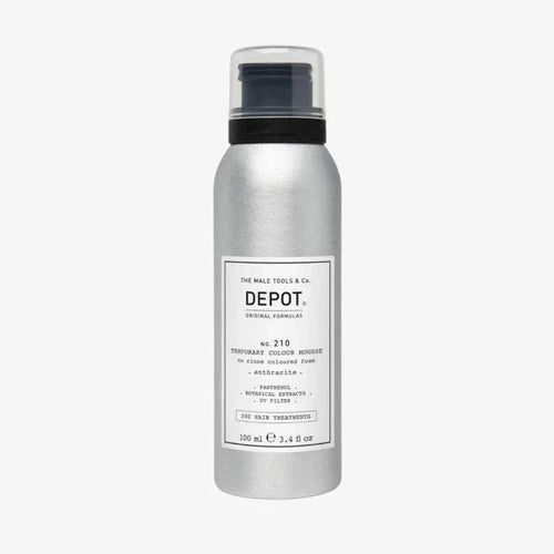 Depot No. 210 Temporary Colour Mousse Anthracite schiuma colorata 100ml - Planethair