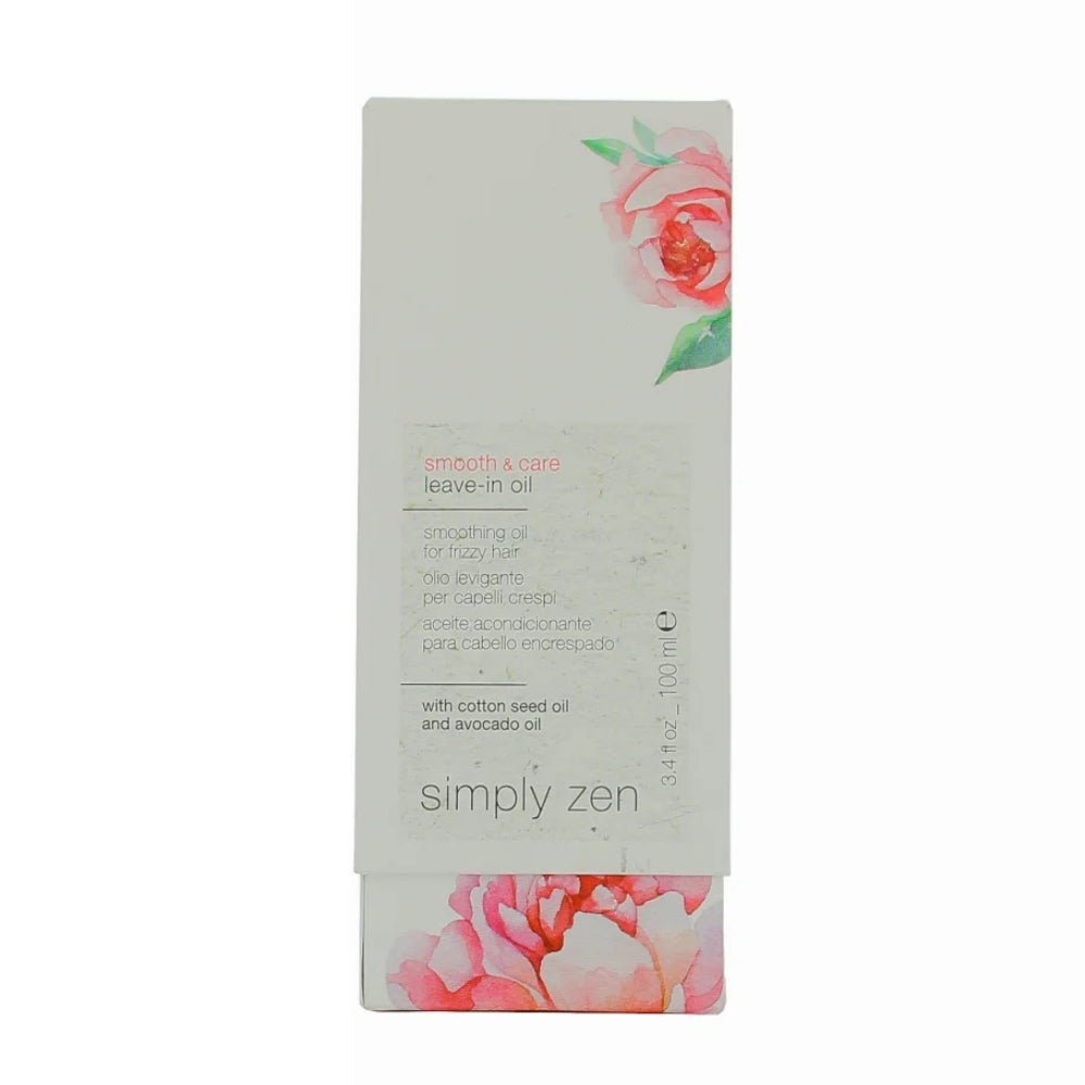 Simply Zen Smooth & Care Leave-In Oil olio capelli setificante 100ml - Planethair 