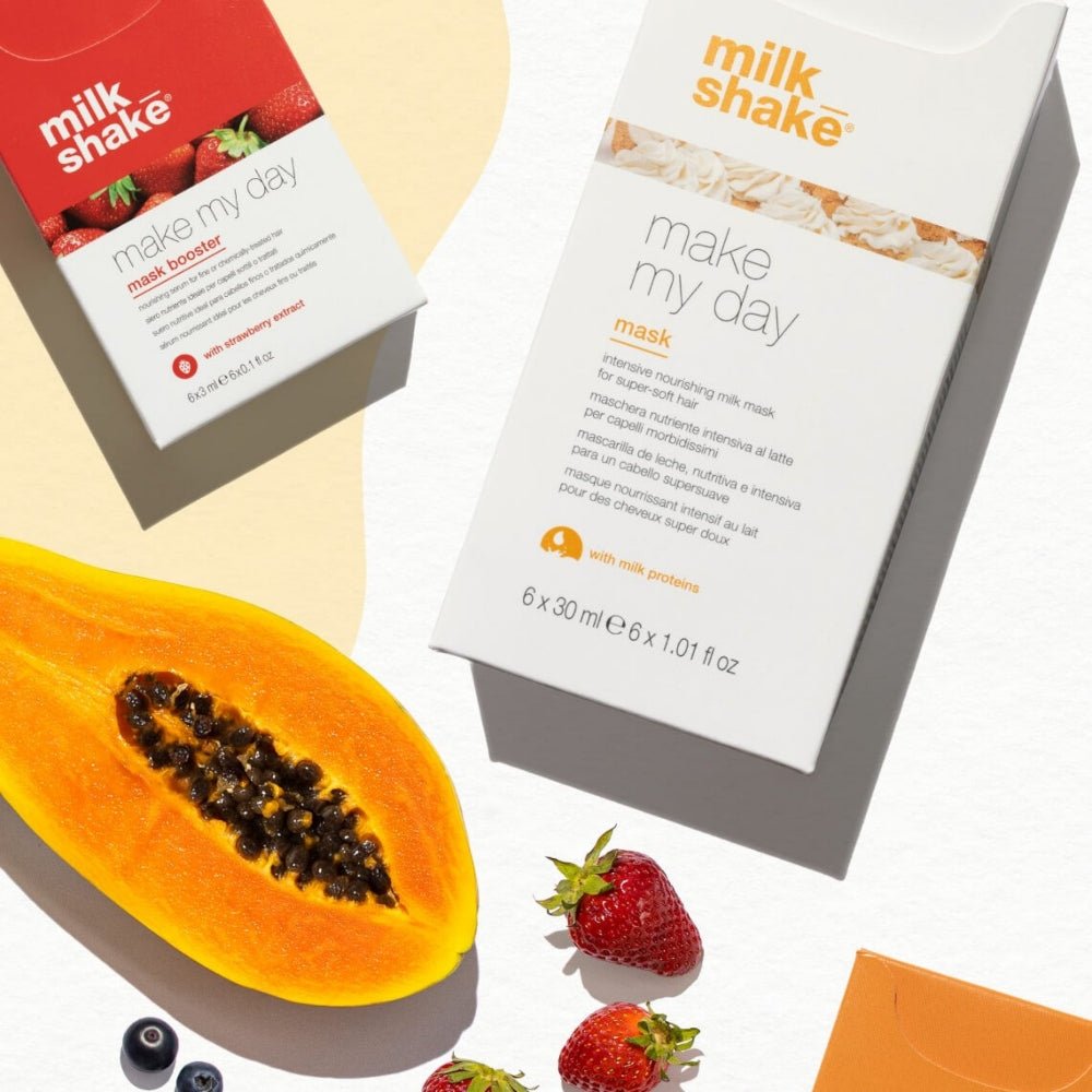 Make My Day Strawberry Booster 6X3ml Milk Shake - Planethair 