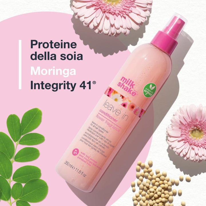 Leave in Conditioner Flower Fragrance 350ml Milk Shake - Planethair 