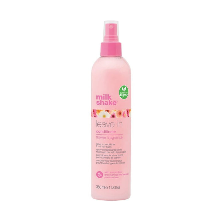 Leave in Conditioner Flower Fragrance 350ml Milk Shake - Planethair 