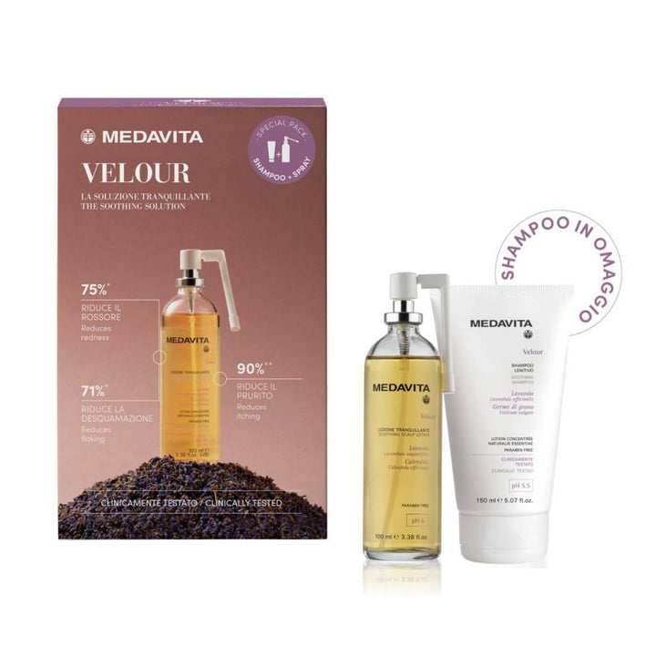 Medavita Velour Special Kit Cuoio Capelluto Irritato - Planethair 