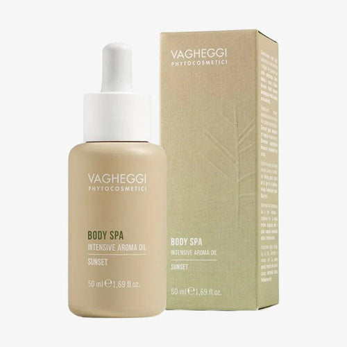 Intensive Aroma Oil Sunset Vagheggi incluso nel kit tonificante corpo