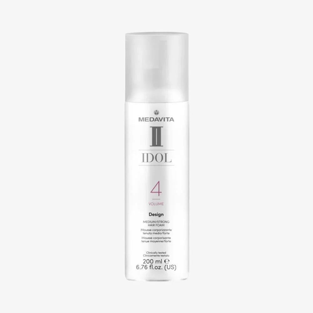Medavita Idol Volume Design Mousse corporizzante tenuta medio/forte 200ml - Planethair