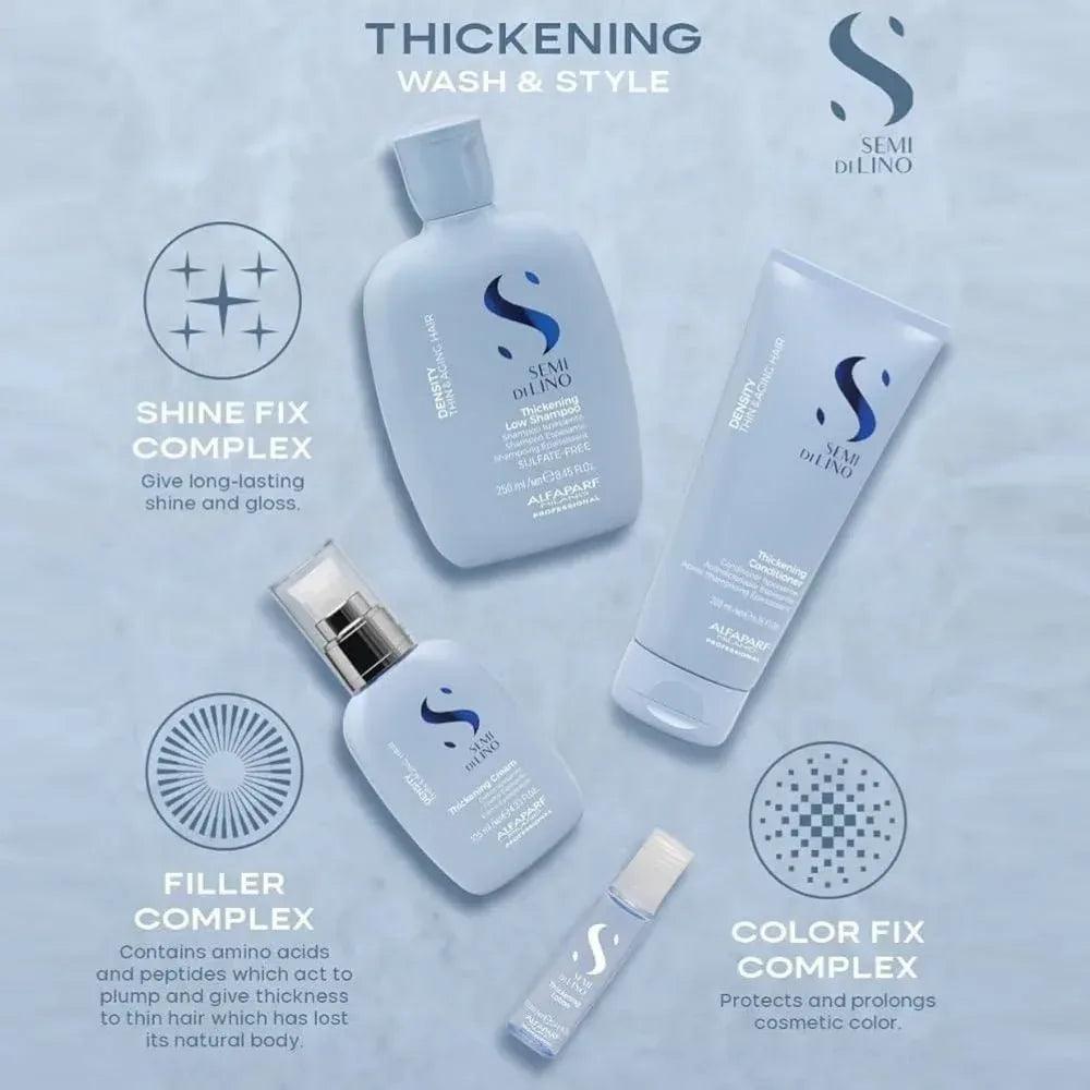 Alfaparf Semi di Lino Density Kit completo capelli assottigliati e maturi - Planethair
