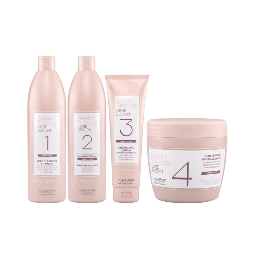 Alfaparf Keratin Therapy Lisse Design Kit trattamento alla cheratina - Planethair 