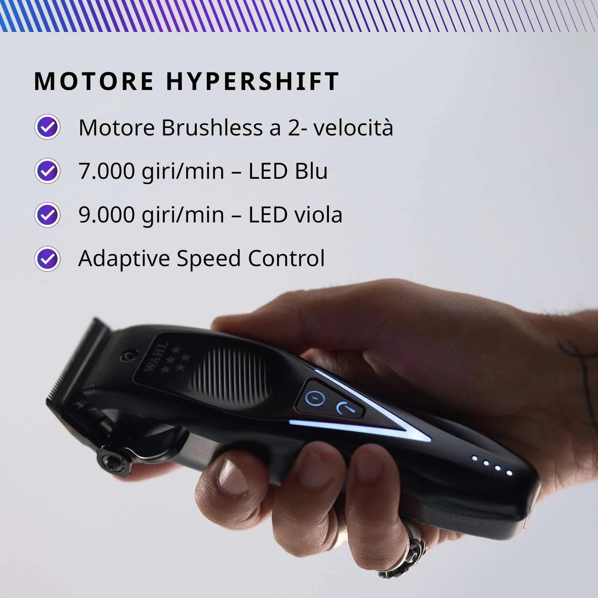 Wahl Vapor Switch Tagliacapelli Professionale Cordless Nero