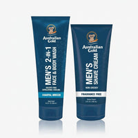 Australian Gold Papà Grooming Kit – Face & Body Wash e Shave Cream