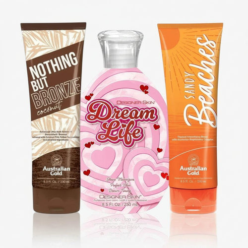 Australian Gold Routine Solare 25-35 Anni Kit – Nothing But Bronze, Sandy Beaches e Dream Life