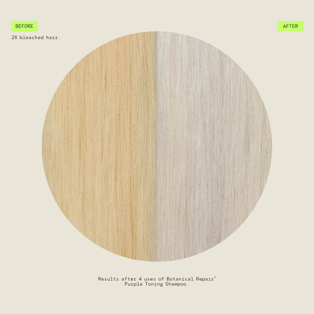 Aveda Botanical Repair Purple Toning Shampoo texture cremosa viola per neutralizzare toni gialli