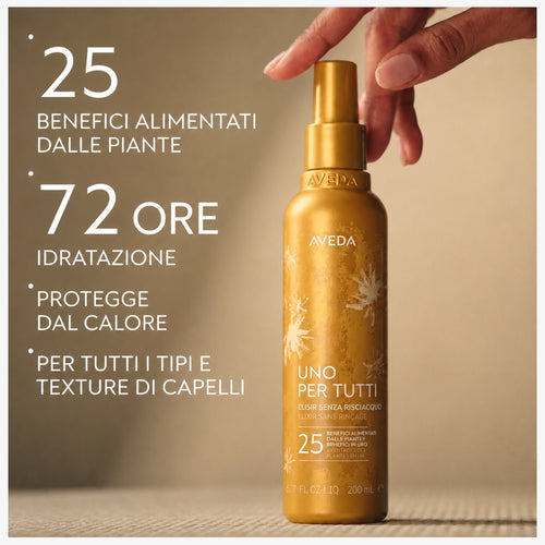 Aveda One For All Leave-in Elixir 200ml - texture leggera leave-in senza risciacquo