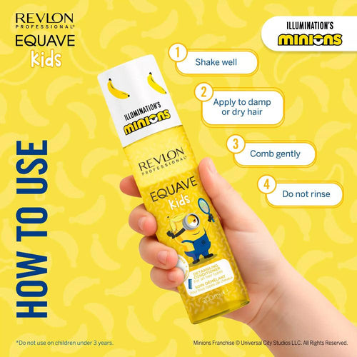 Balsamo districante Equave Kids 200ml – applicazione su capelli umidi