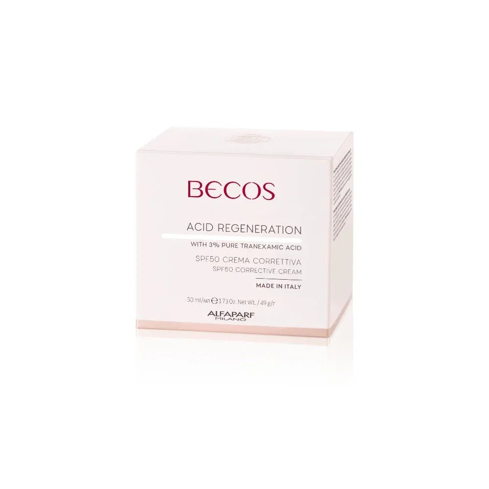 Becos Acid Regeneration crema correttiva SPF50 50 ml - Planethair