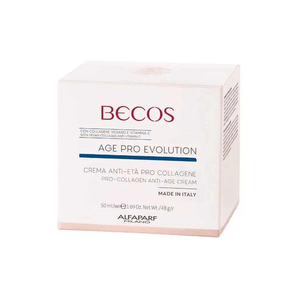 Becos Crema Anti-Età Pro Collagene Age Pro Evolution 50ml - Planethair