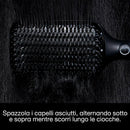 Come usare la GHD Glide+ Max: tecnica di styling con termospazzola paddle brush
