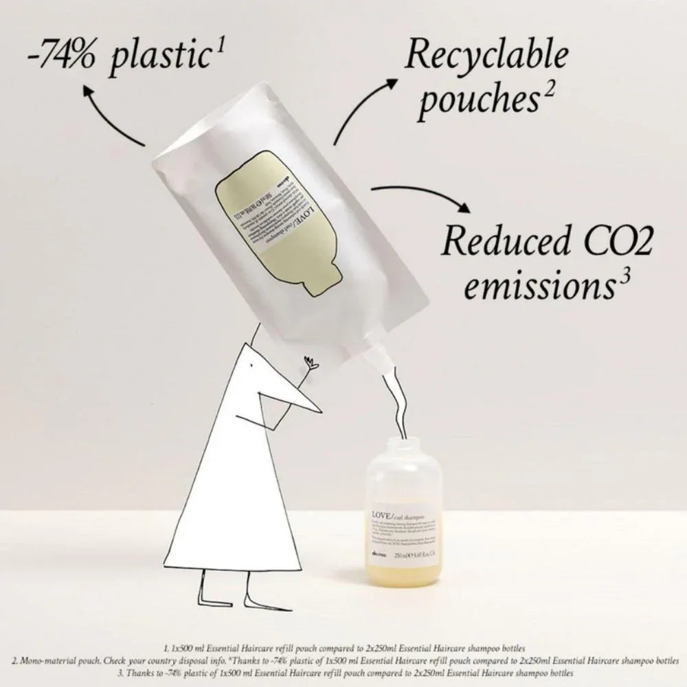 Davines Love Curl Shampoo Refill capelli ricci 500ml - Planethair