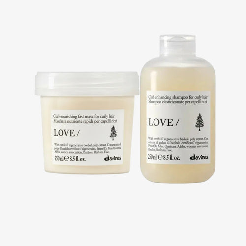 Davines Love Curl Ricci Naturali Kit – Shampoo e Maschera Elasticizzante
