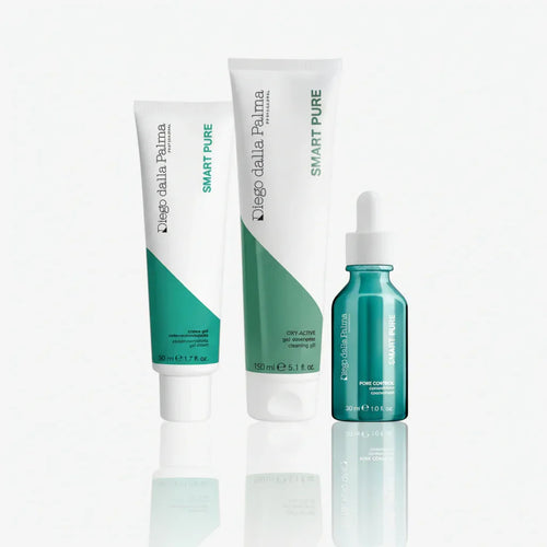 Diego Dalla Palma Pro Smart Pure Kit Routine Base Purificante Pelle Mista e Grassa