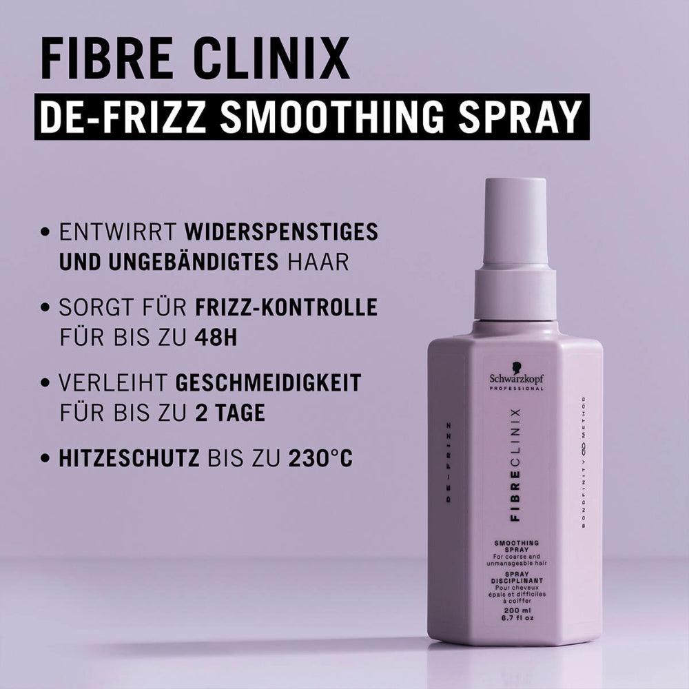 Fibre Clinix Smoothing Spray Schwarzkopf - trattamento leave-in anticrespo capelli ribelli
