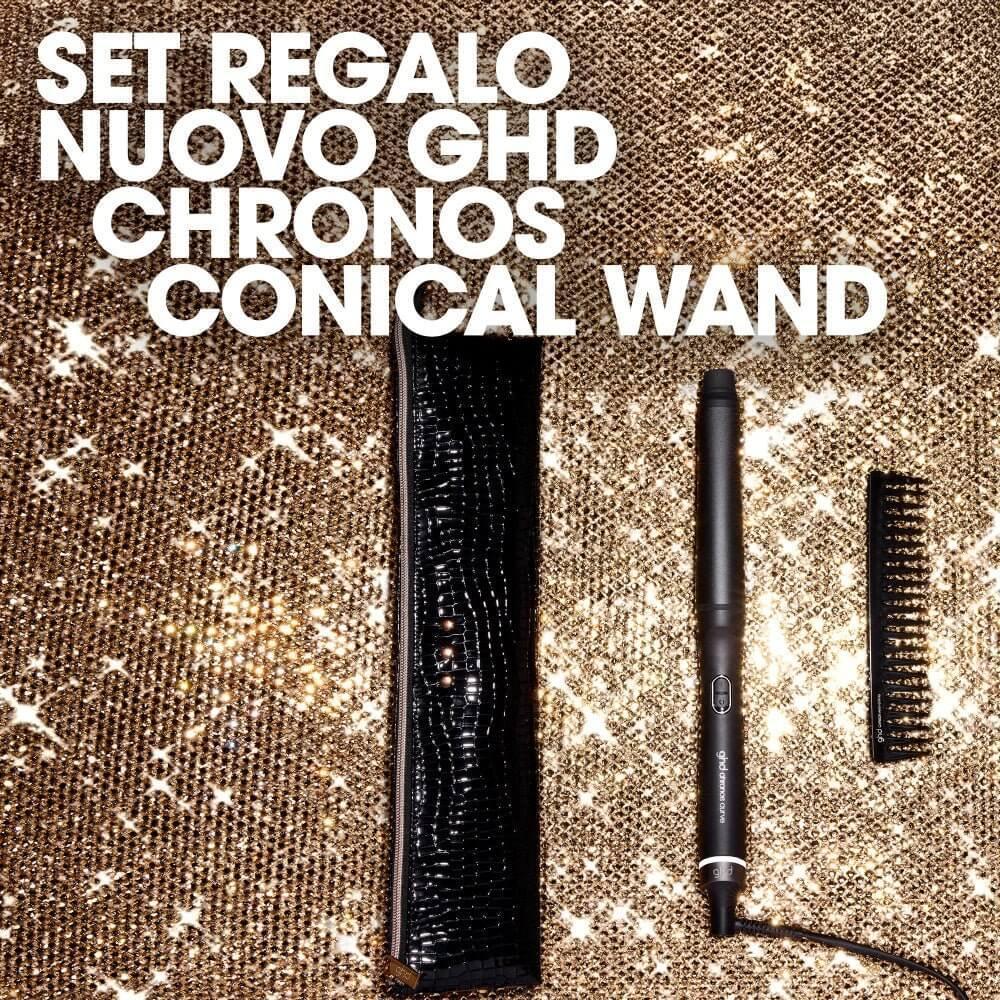 GHD Chronos Curve Conical 28-23mm - set regalo ferro e pettine - Planethair