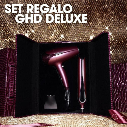 GHD Deluxe Set Cherry Chic - Piastra e Phon professionali limited edition - Planethair