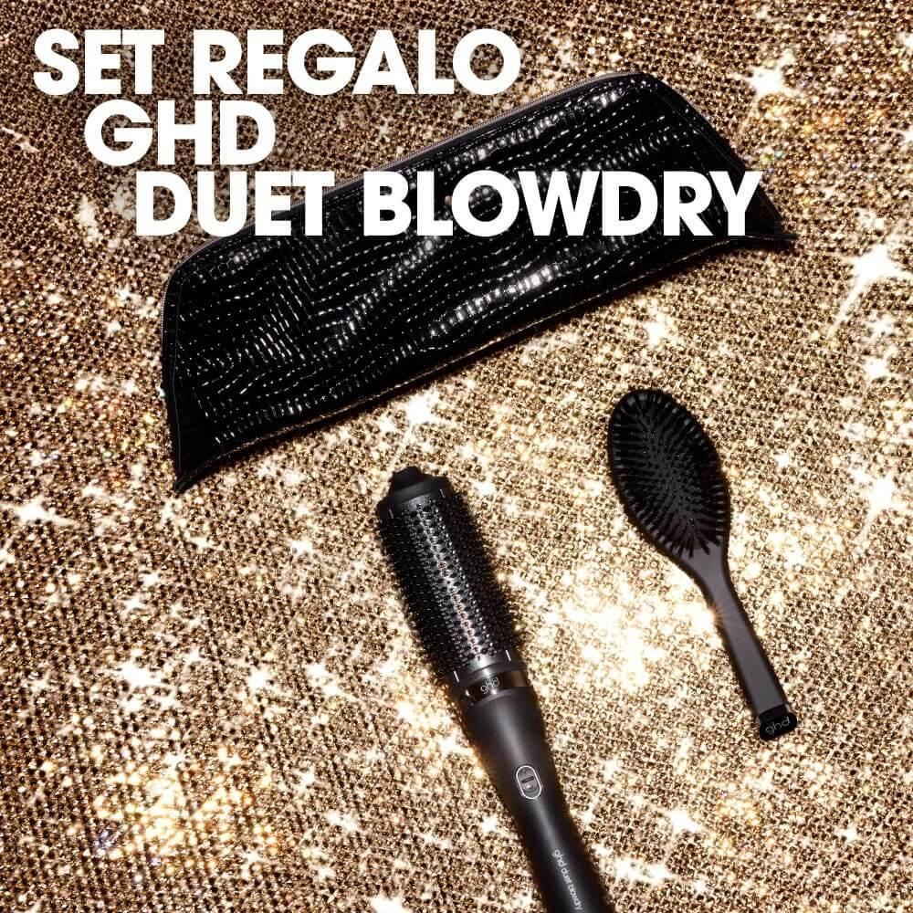 GHD Duet Blowdry + Oval Dressing Brush - set regalo spazzola asciugacapelli e spazzola - Planethair