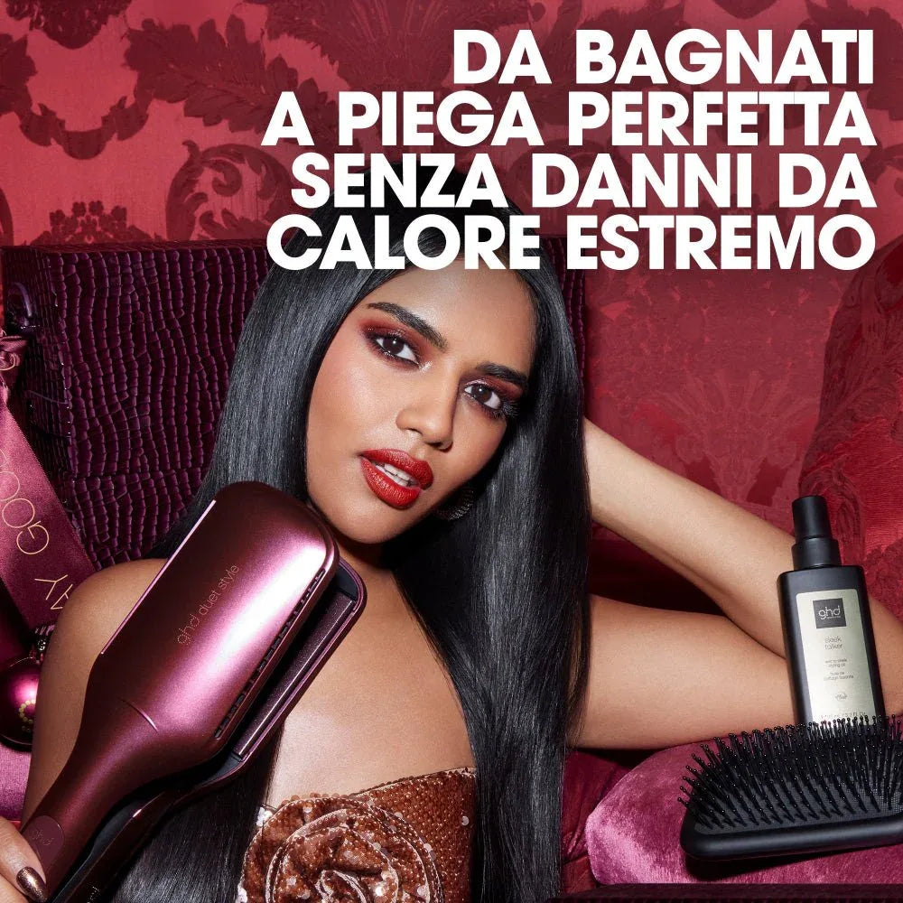 GHD Duet Style Cherry Chic - Piastra asciugacapelli professionale limited edition - Planethair