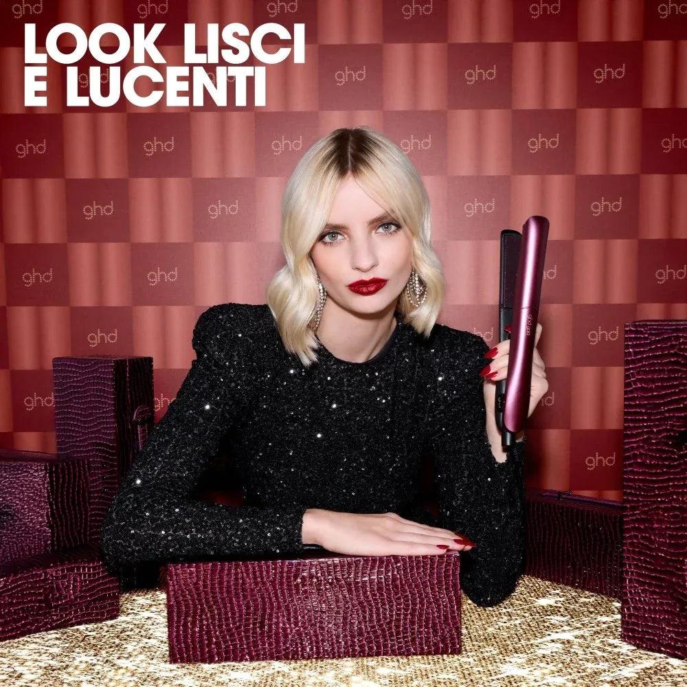 GHD Gold Styler Cherry Chic - Piastra per capelli professionale limited edition Ghd