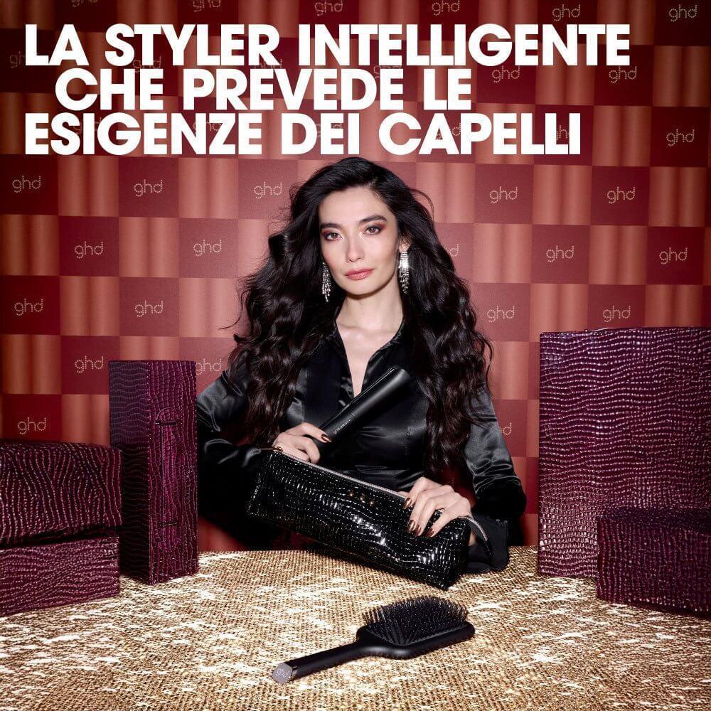 GHD Platinum+ Styler + Paddle Brush - set regalo piastra e spazzola - Planethair