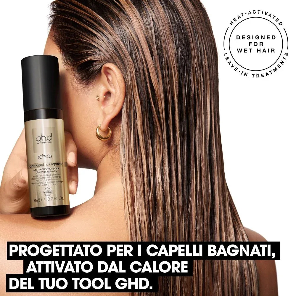 Ghd Rehab Damaged Hair Repairer Trattamento rinforzante 95ml - Planethair