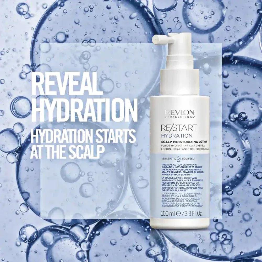 Hydration Scalp Moisturizing Lotion Revlon Restart cuoio capelluto 100ml - Planethair