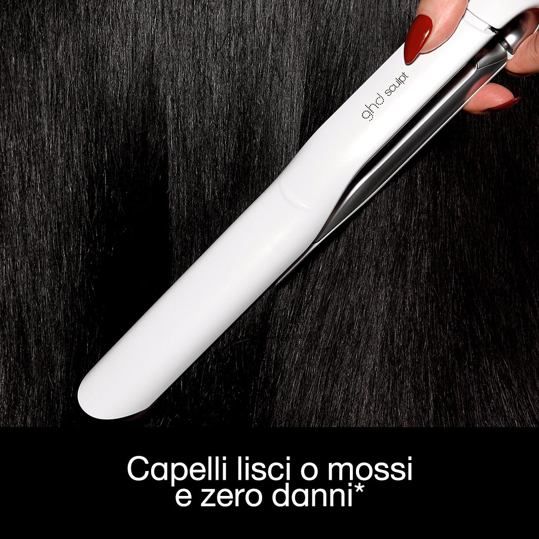 Come usare la piastra GHD Sculpt bianca
