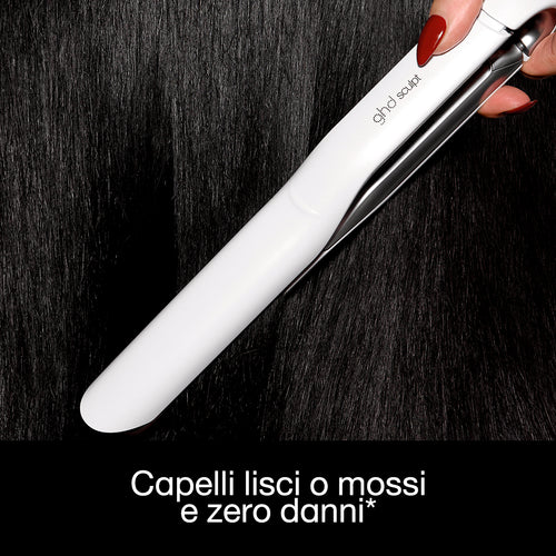 Come usare la piastra GHD Sculpt bianca