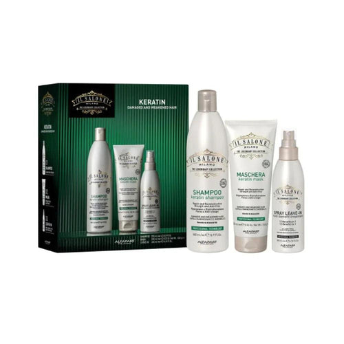 Il Salone Milano Keratin trio shampoo maschera leave-in - Planethair