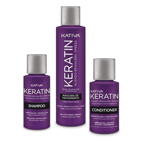 Kativa Keratin Liscio Brasiliano Xpress trattamento con cheratina lisciante - Planethair