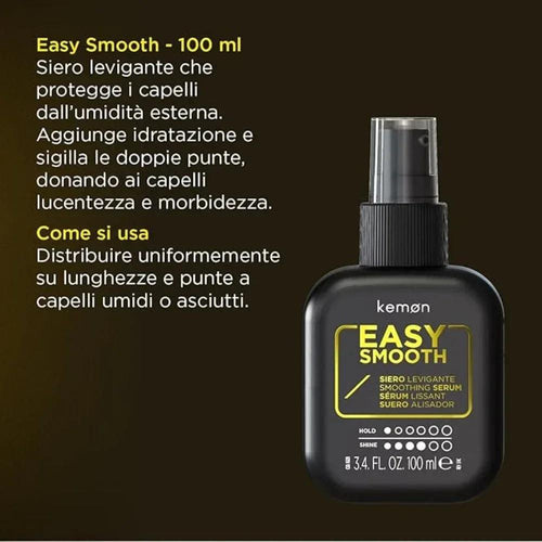 Kemon Easy Smooth siero capelli levigante 100ml - Planethair