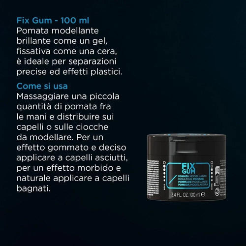 Kemon Fix Gum pomata modellante 100ml - Planethair