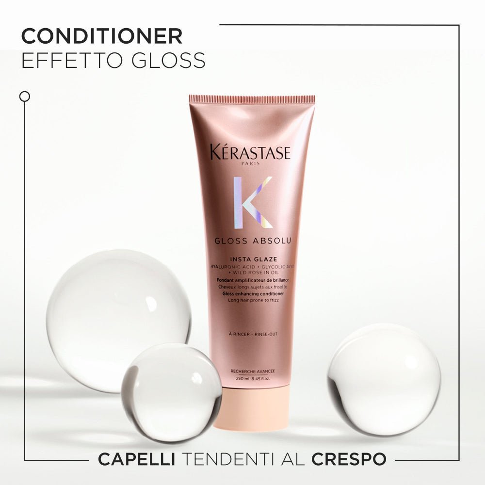 Kerastase Gloss Absolu Insta Glaze Balsamo brillantezza capelli crespi Kerastase