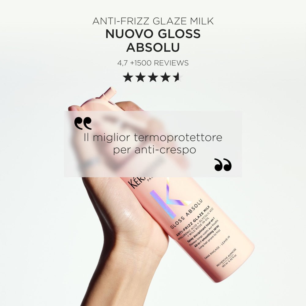 Kerastase Gloss Absolu Spray Anti-Frizz Glaze Milk capelli crespi Kerastase