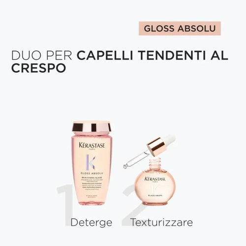 Kerastase Gloss Absolu Duo Shampoo e Olio Illuminante - Planethair