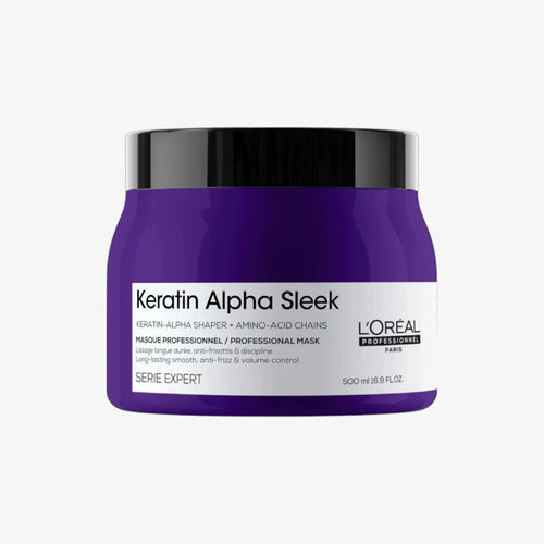 L'Oréal Professionnel Keratin Alpha Sleek Maschera Anticrespo formato da 500ml