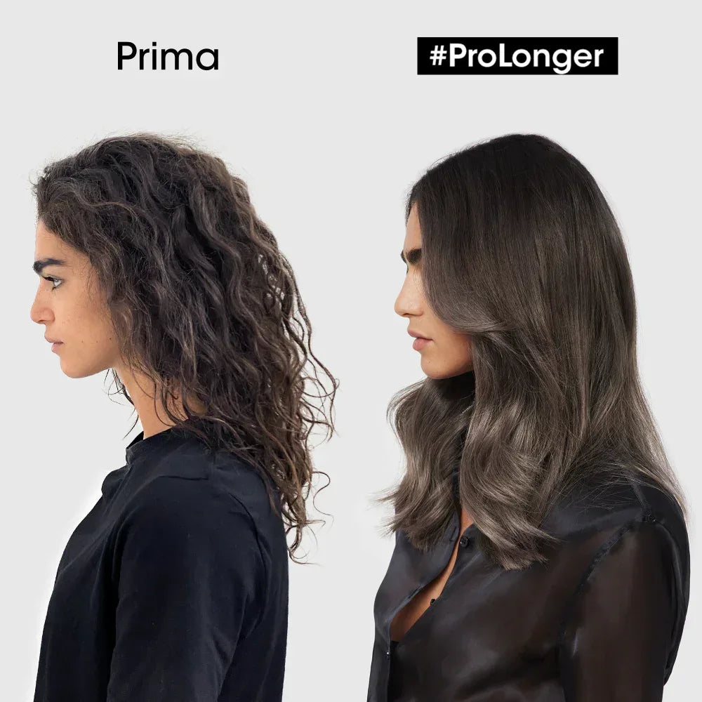L'Oreal- prima e dopo l'utilizzo di Pro Longer Shampoo Capelli Lunghi