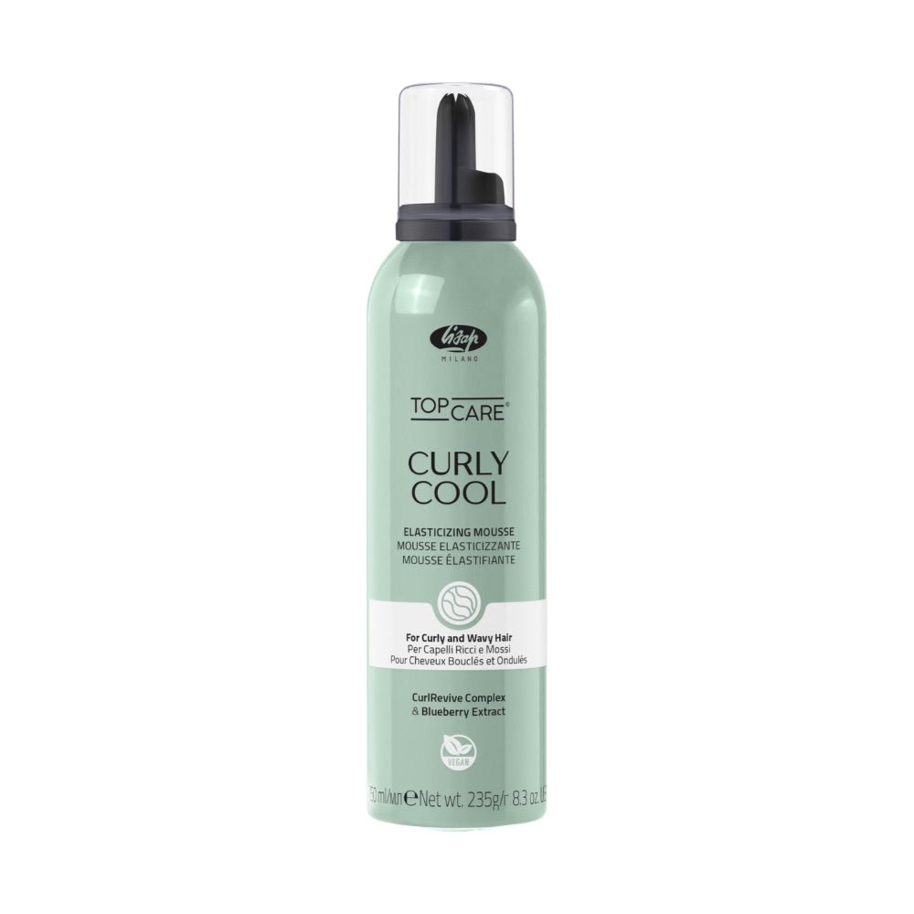 Lisap Curly Cool Elasticizing Mousse capelli ricci 250ml Lisap
