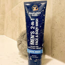 Men's 2 in 1 Face & Body Wash Australian Gold 250ml - Planethair