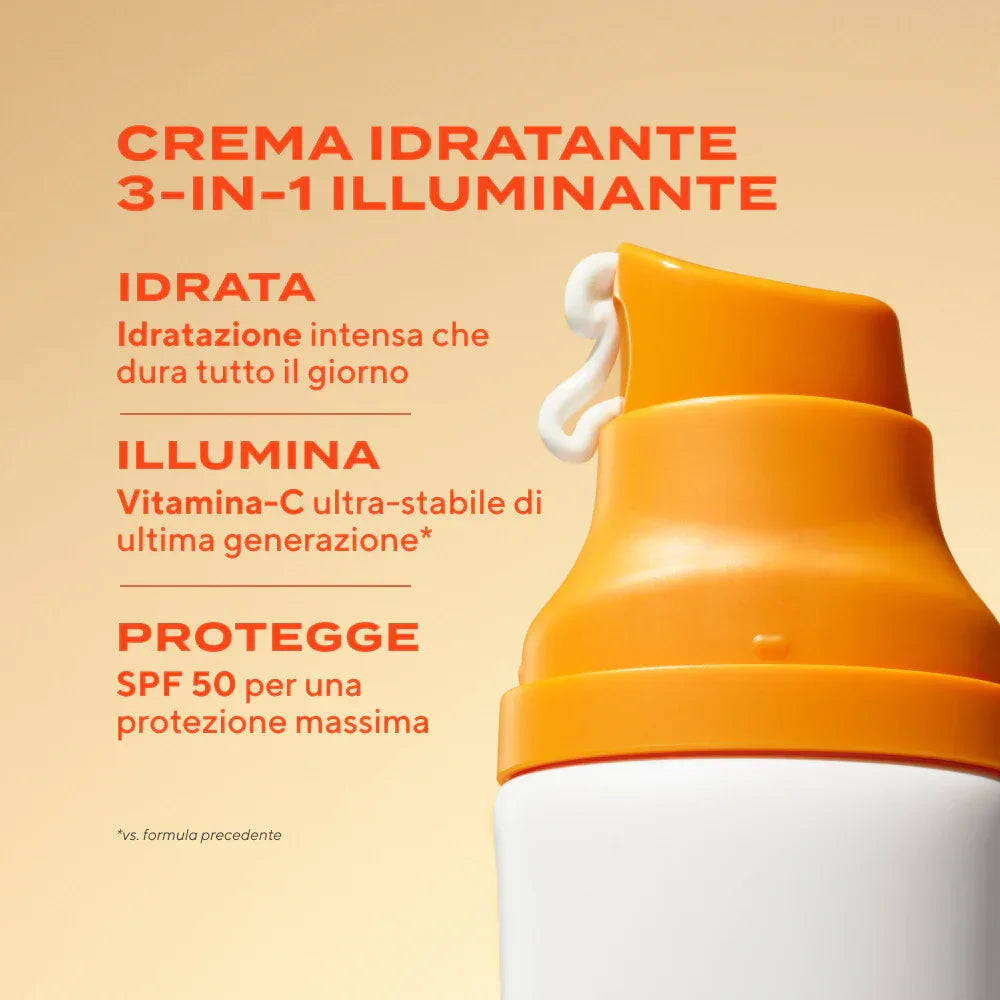 Murad Superactive Moisturizer SPF 50 Brightening – infografica benefici illuminanti

