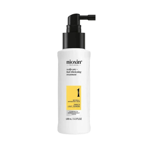 Nioxin System 1 Leave In Treatment capelli naturali con assottigliamento lieve 100ml - Planethair