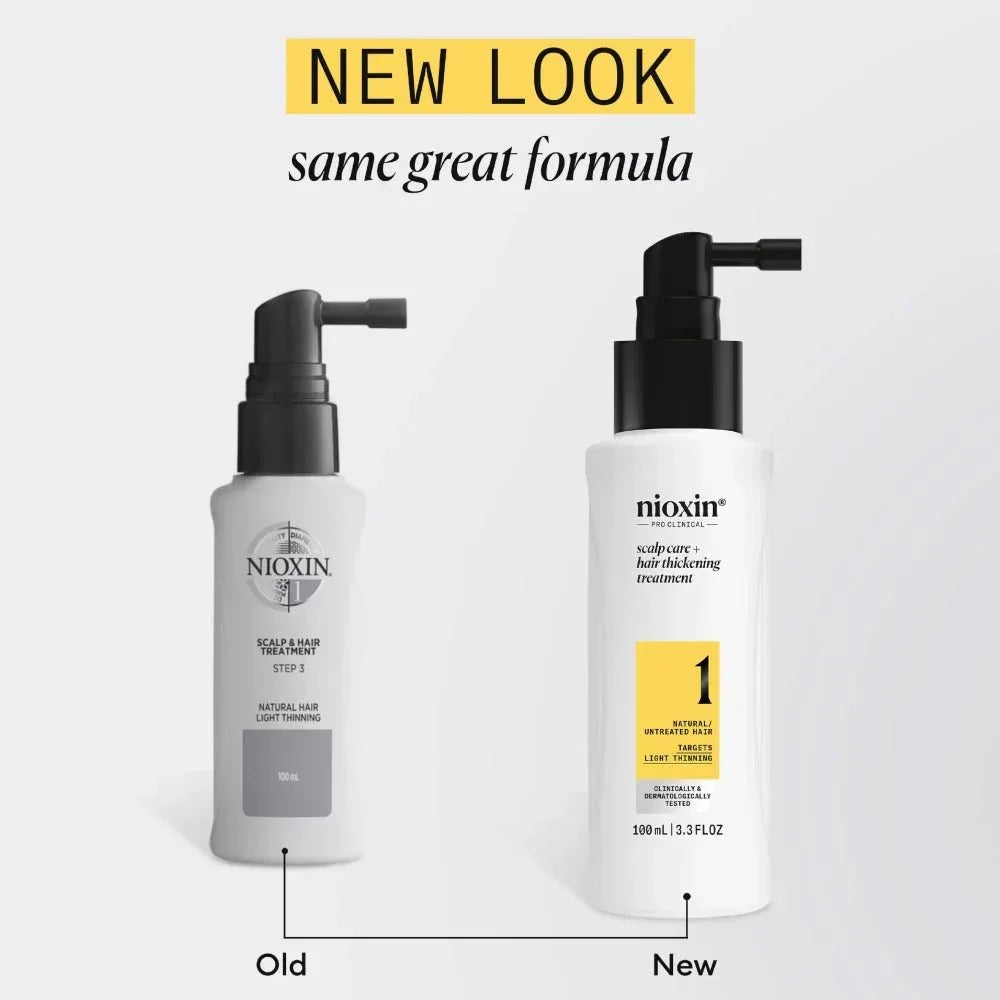 Nioxin System 1 Leave In Treatment capelli naturali con assottigliamento lieve 100ml