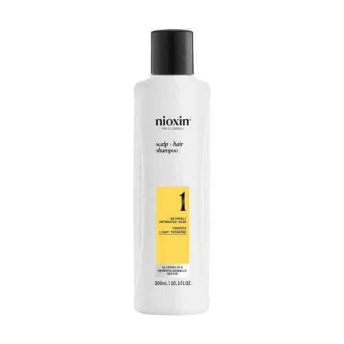 Nioxin System 1 Shampoo capelli naturali con assottigliamento lieve - Planethair